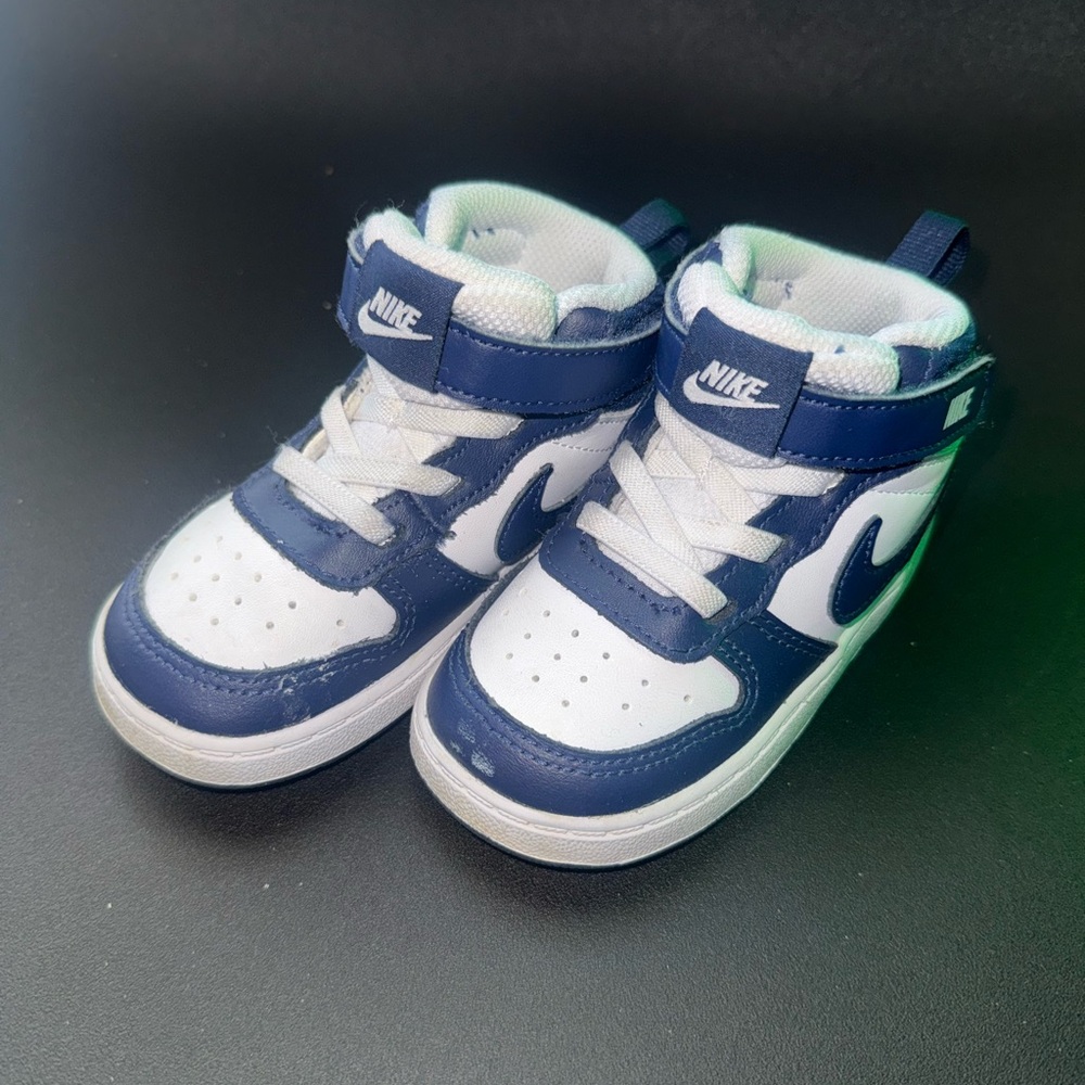 Nike Kids Blue and White Sneakers